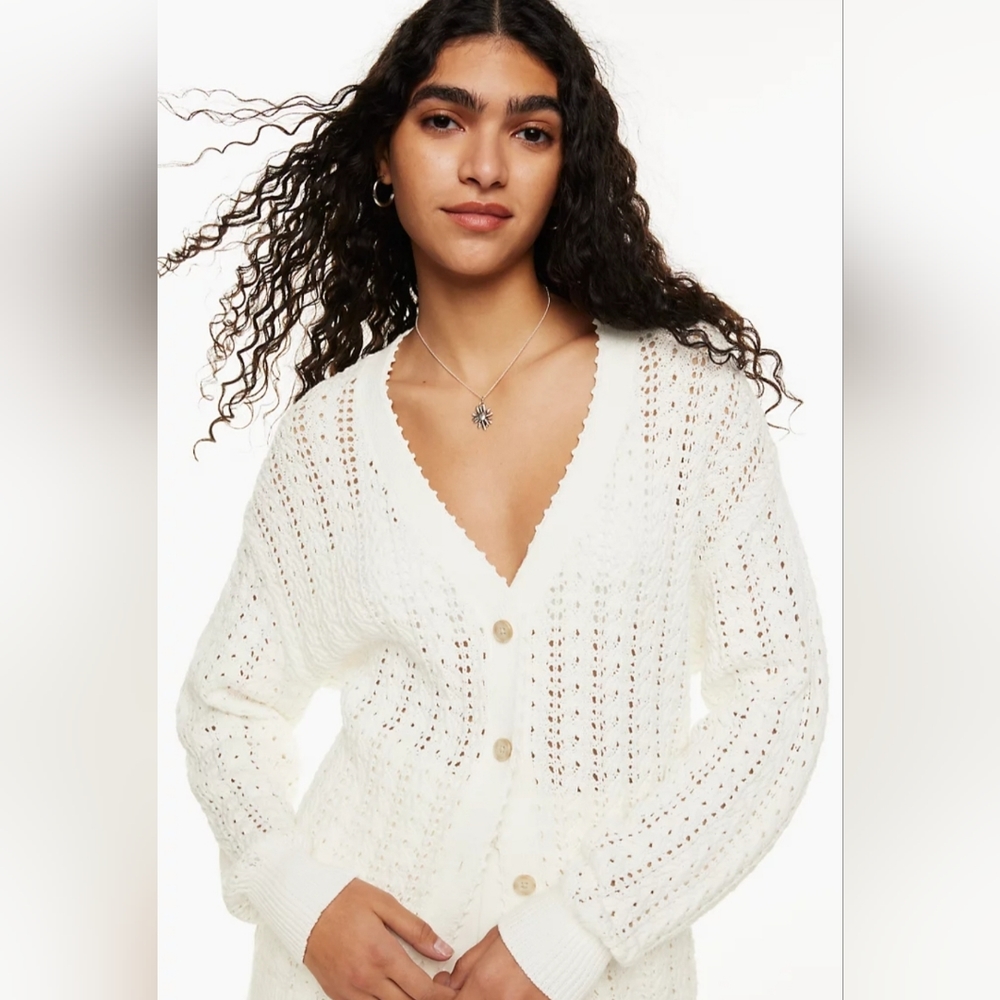 Wilfred black Reverence Knit Cardigan Aritzia